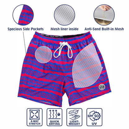 Mens Swim Trunk: Sea Adventure