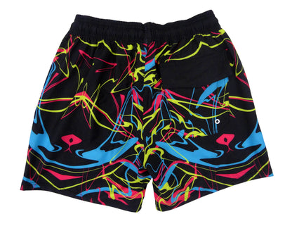 Mens Swim Trunk: Neon Night