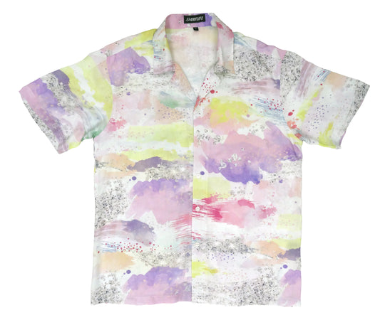 Mens Shirt: Watercolor